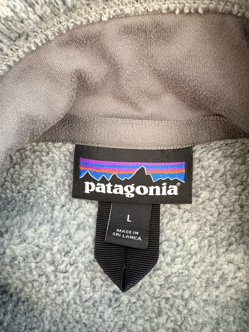 Patagonia Heather Gray Full‑Zip Fleece Jacket - Picture 3 of 4